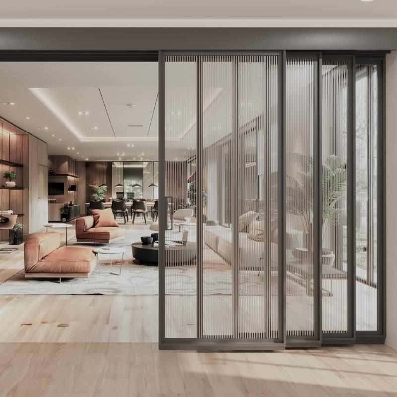 Linea Slim Frame (4507) Telescopic Sliding System (1+3)