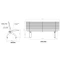 Tubular Bench With Backrest