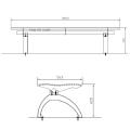 Tubular Bench Without Backrest