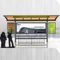 Bus-Q-Shelter with Signage