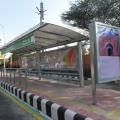 Bus-Q-Shelter with Signage
