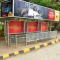 Bus-Q-Shelter with Signage