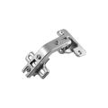 AUTO CLOSE SCREW-ON PIE CORNER HINGE  WITH 2 HOLE MOUNTING PLATE