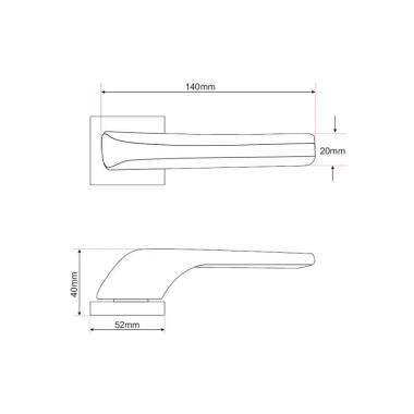Voyager Handle with key | Ozone