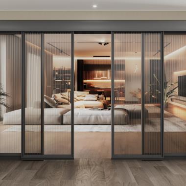 Linea Slim Frame (4507) Synchronised Sliding System (2+2)