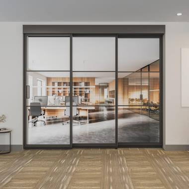 Linea Slim Frame (4507) Telescopic Sliding System Components (1+2)