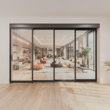 Linea Slim Frame (4507) Telescopic Sliding System Components (1+3)