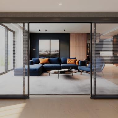Axis Slim Frame (4507) Double Sliding System (2+2)