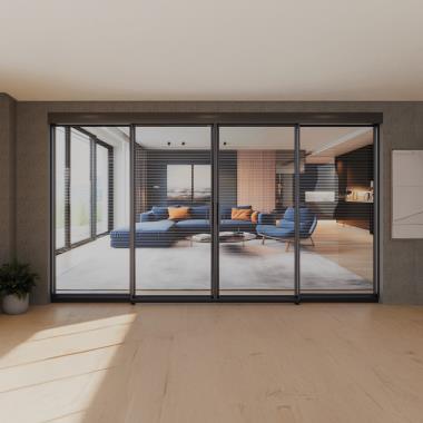 Axis Slim Frame (4507) Double Sliding System (2+2)